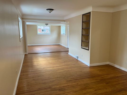 Empty room, Interior, Wood Texture Flooring
