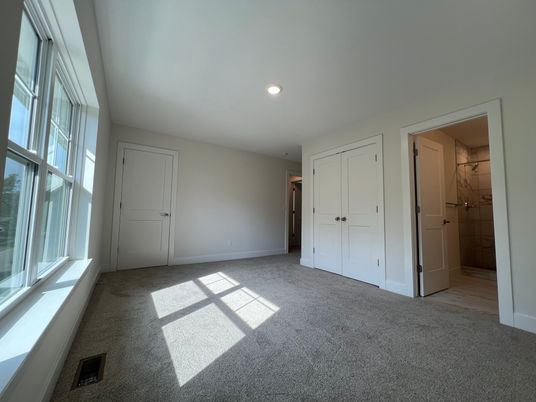 Bathroom, Empty room, Interior, Recessed Lighting