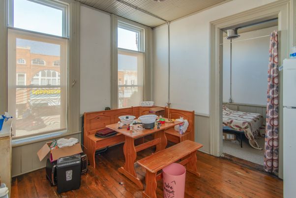 Dining room, Interior, Wood Texture Flooring