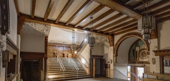 Interior, Pendant Lights, Wooden Beams
