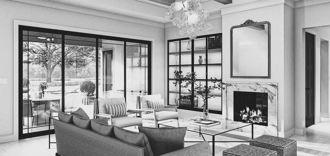 Fireplace, Interior, Living room