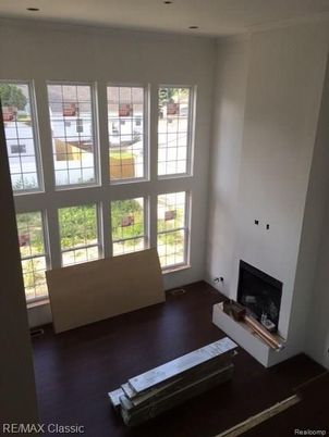 Fireplace, Interior, Wood Texture Flooring