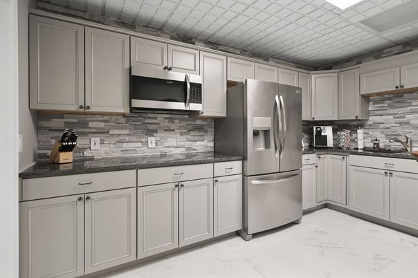 Interior, Kitchen, Marble, Stainless Steel Appliances