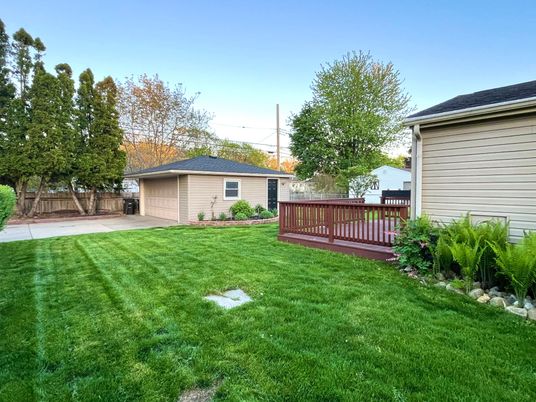 Backyard, Detached Garage, Exterior