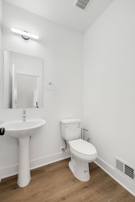 Bathroom, Interior, Wood Texture Flooring