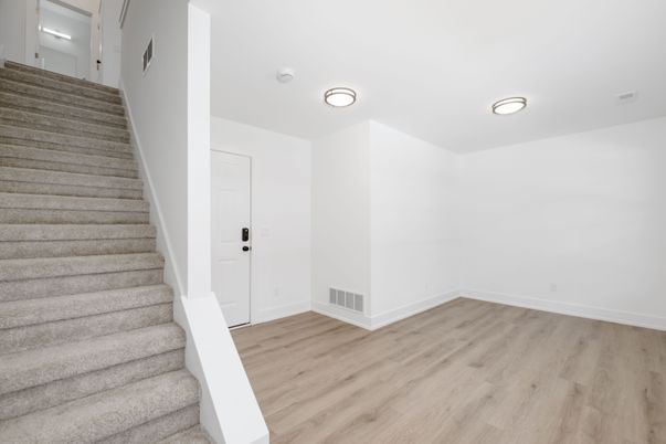Empty room, Interior, Wood Texture Flooring