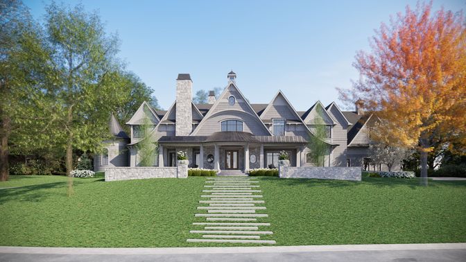 Exterior, Facade, Queen Anne Victorian