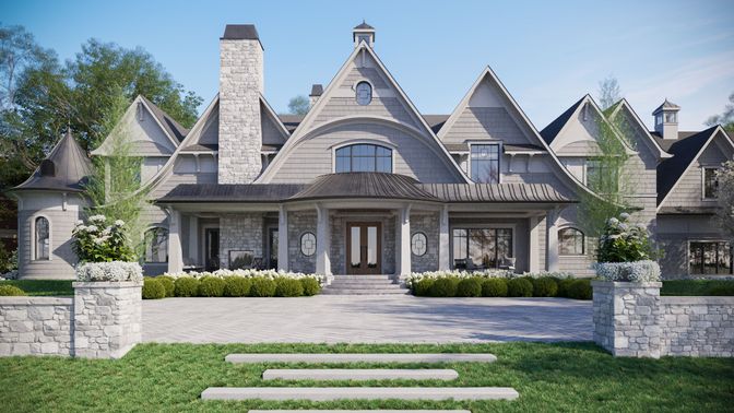Exterior, Facade, Queen Anne Victorian