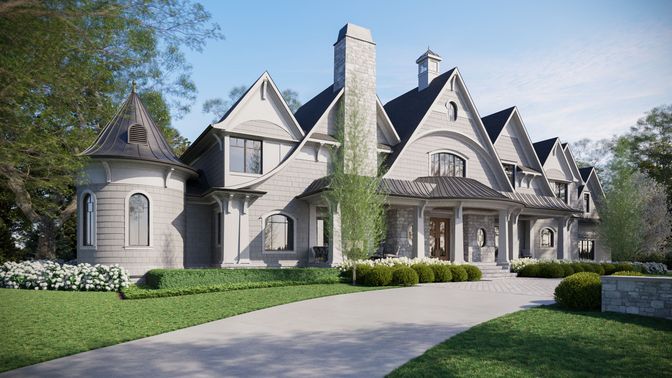 Exterior, Facade, Queen Anne Victorian