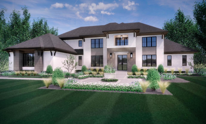 Backyard, Exterior, Facade, French Provincial
