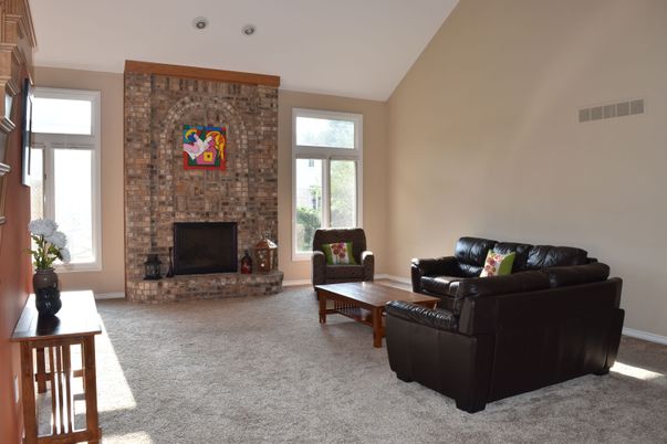 Fireplace, Interior, Living room, Stone Walls