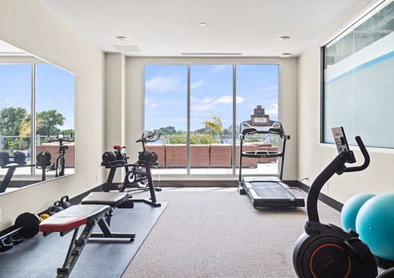 Fitness Equipment, Interior, Recessed Lighting