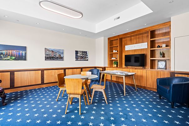 Dining room, Interior, Recessed Lighting