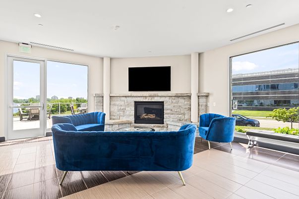 Fireplace, Interior, Living room, Recessed Lighting