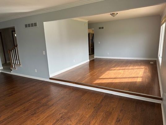 Empty room, Interior, Wood Texture Flooring