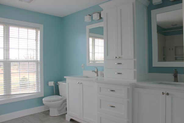 Bathroom, Dual Sink Vanities, Interior, Wood Texture Flooring