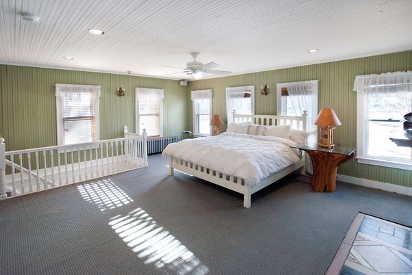 Bedroom, Interior, Recessed Lighting