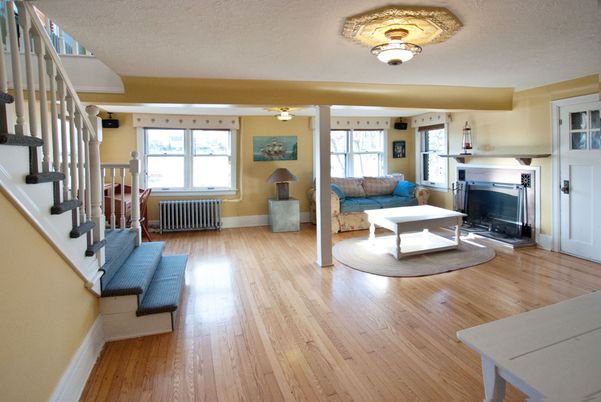 Fireplace, Interior, Living room, Wood Texture Flooring
