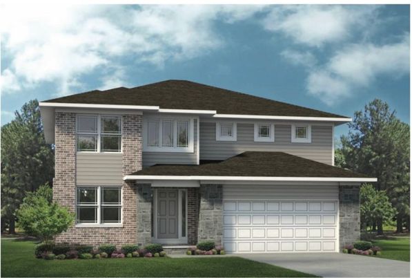 Attached, Exterior, Facade, Brick Facade, Georgian