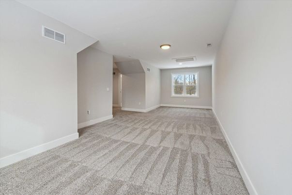 Empty room, Interior, Recessed Lighting