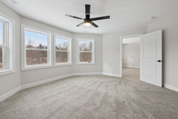 Empty room, Interior, Recessed Lighting