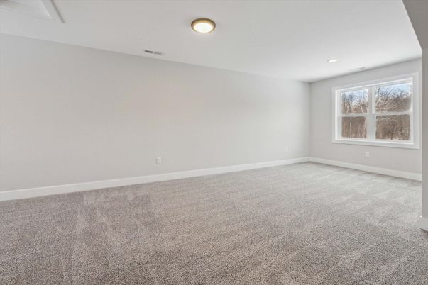 Empty room, Interior, Recessed Lighting