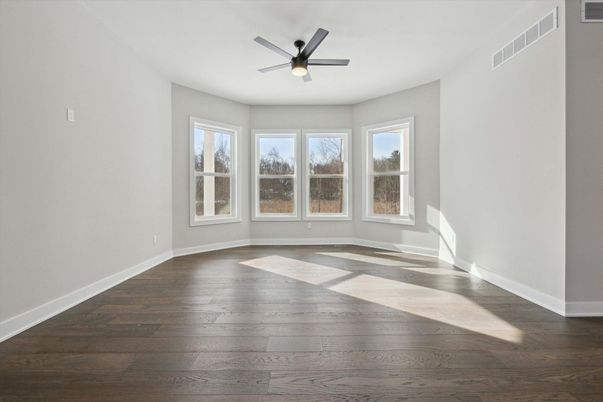 Empty room, Interior, Wood Texture Flooring
