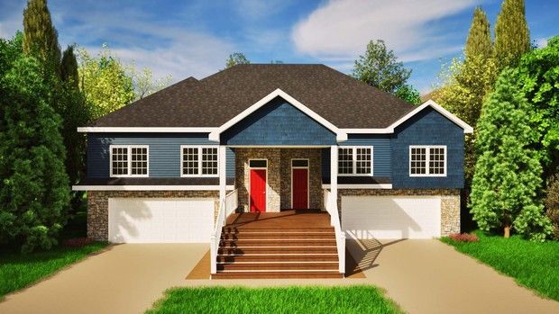Attached, Exterior, Facade, Ranch