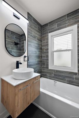 Bathroom, Interior, Wooden Walls
