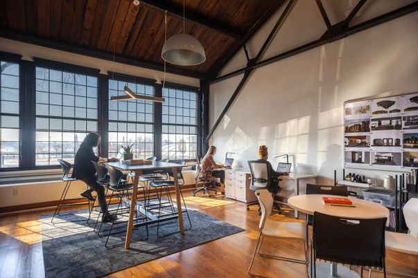 Home Office, Interior, Pendant Lights, Wooden Ceilings, Wood Texture Flooring