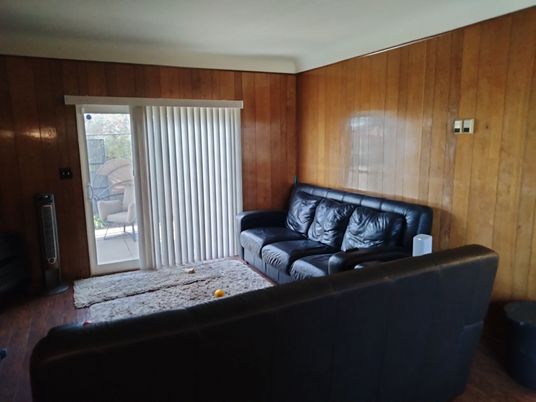 Interior, Living room, Wood Texture Flooring, Wooden Walls