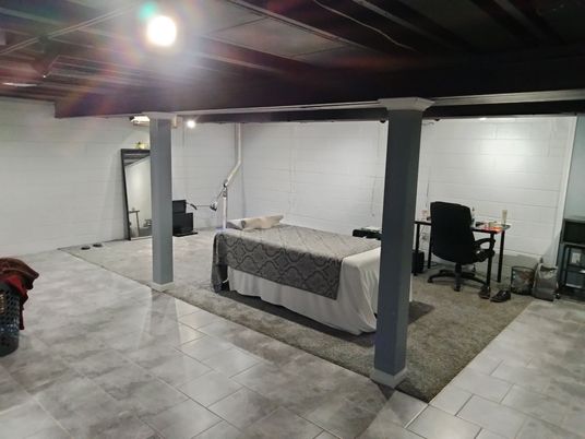 Bedroom, Home Office, Interior, Recessed Lighting