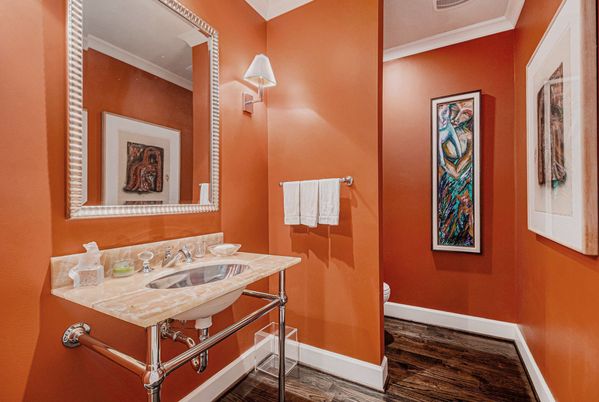 Bathroom, Interior, Wood Texture Flooring