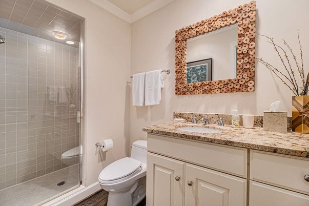Bathroom, Glass Shower, Interior