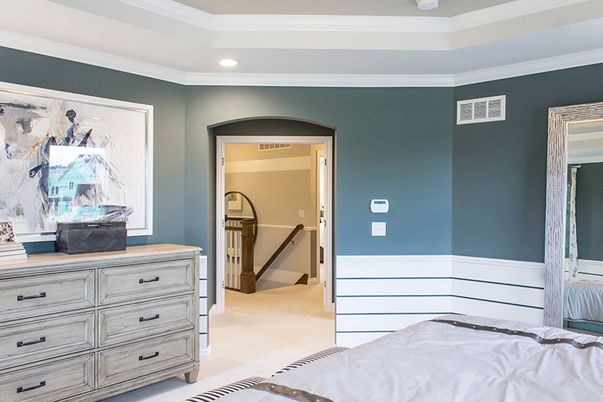 Bedroom, Interior, Recessed Lighting
