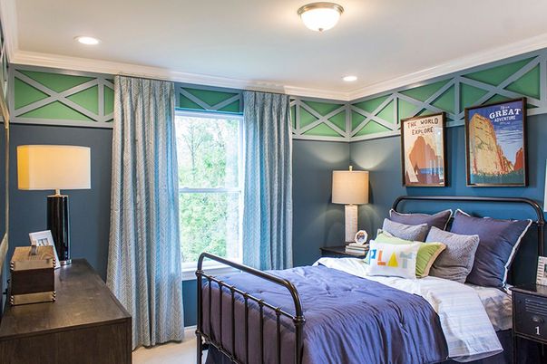 Bedroom, Interior, Recessed Lighting