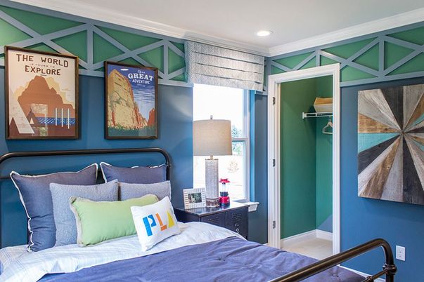 Bedroom, Interior, Recessed Lighting