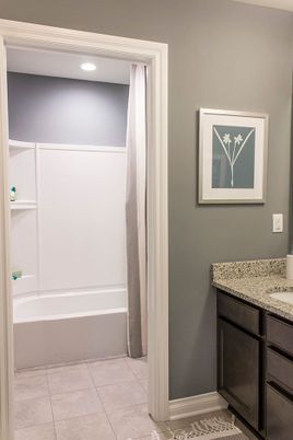 Bathroom, Interior, Recessed Lighting