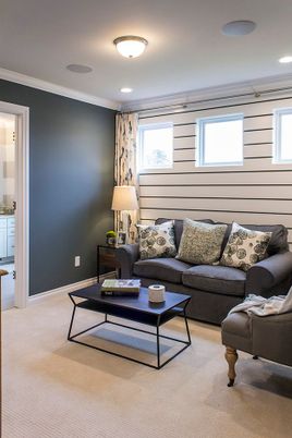Interior, Living room, Recessed Lighting