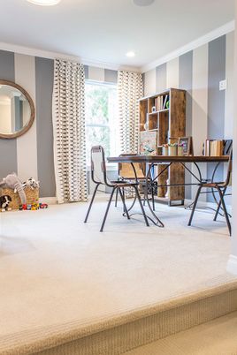 Home Office, Interior, Recessed Lighting