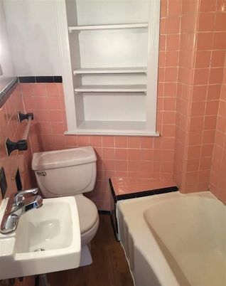 Bathroom, Interior, Wood Texture Flooring