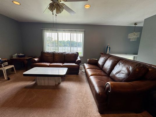Dining room, Interior, Living room, Pendant Lights, Recessed Lighting