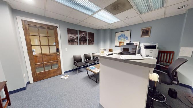 Home Office, Interior, Recessed Lighting