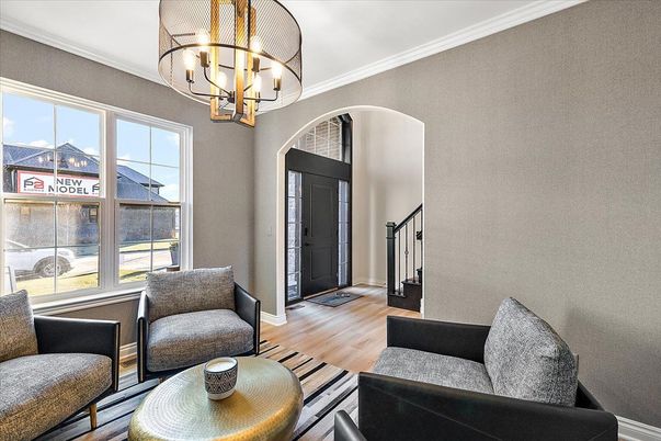 Chandelier, Interior, Wood Texture Flooring