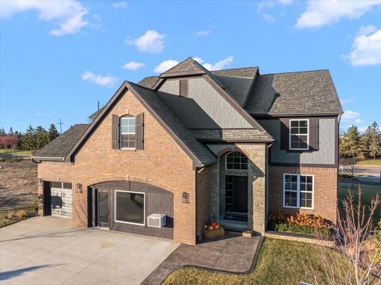 Attached, Exterior, Facade, Brick Facade, Brick Traditional