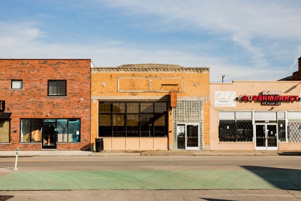 Exterior, Facade, Brick Facade, Condo Building