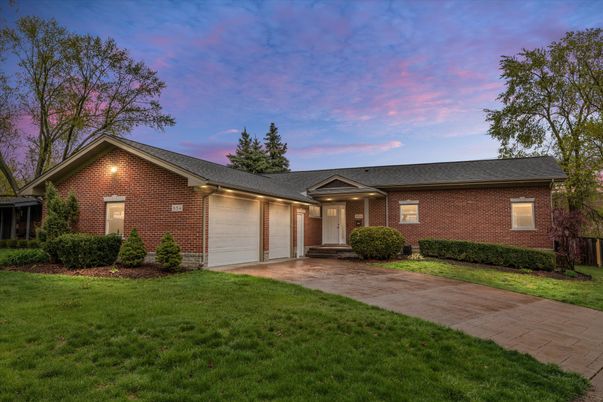 Attached, Exterior, Facade, Brick Facade, Ranch