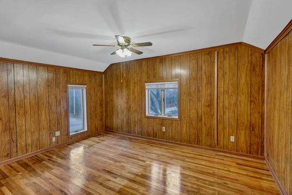 Empty room, Interior, Wood Texture Flooring, Wooden Walls
