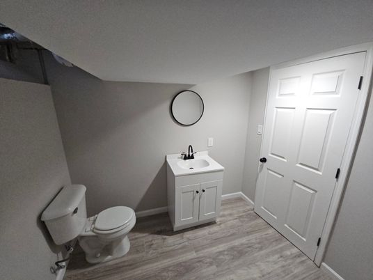 Bathroom, Interior, Wood Texture Flooring
