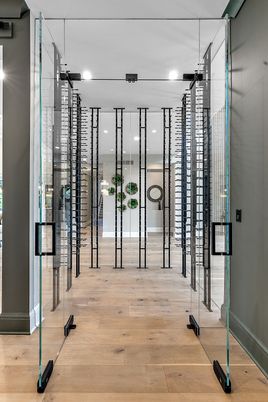 Interior, Recessed Lighting, Wine Storage, Wood Texture Flooring